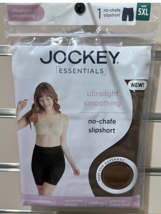 Jockey Other - Jockey Essentials No-Chafe Slipshorts - Dusty Rose, Brown 2 pair 5XL NWT